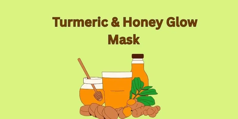 turmeric and honey glow mask